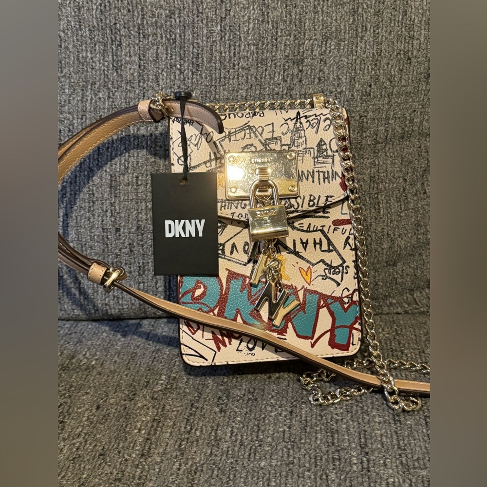 Dkny Elissa North South Crossbody nwt
